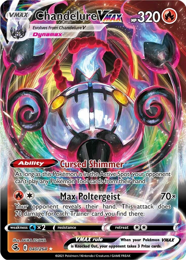 Image for Chandelure VMAX (040/264) (SWSH08: Fusion Strike) (SWSH08) - Pokemon
