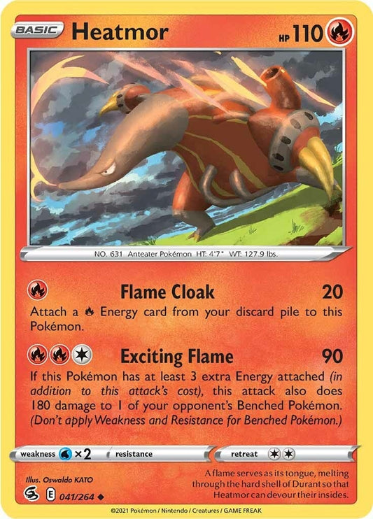 Image for Heatmor (041/264) (SWSH08: Fusion Strike) (SWSH08) - Pokemon