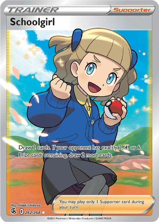 Image for Schoolgirl (Full Art) (262/264) (SWSH08: Fusion Strike) (SWSH08) - Pokemon