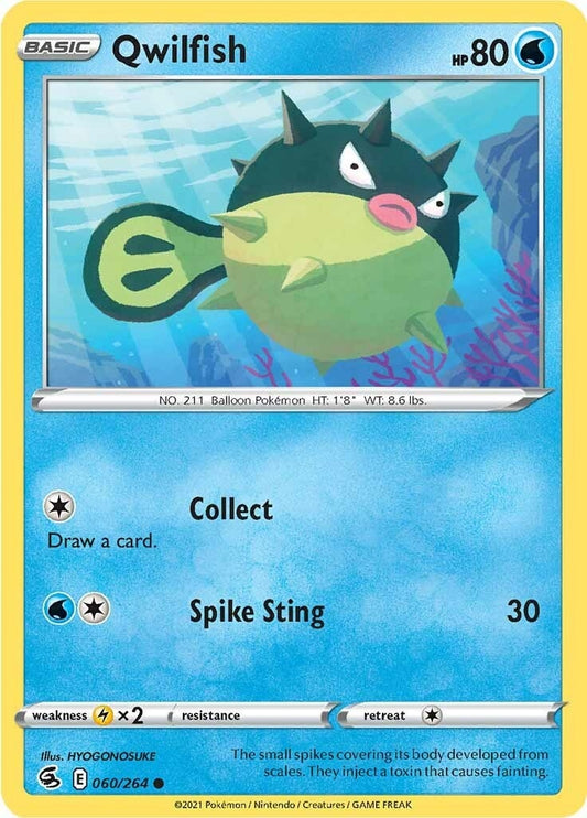Image for Qwilfish (060/264) (SWSH08: Fusion Strike) (SWSH08) - Pokemon