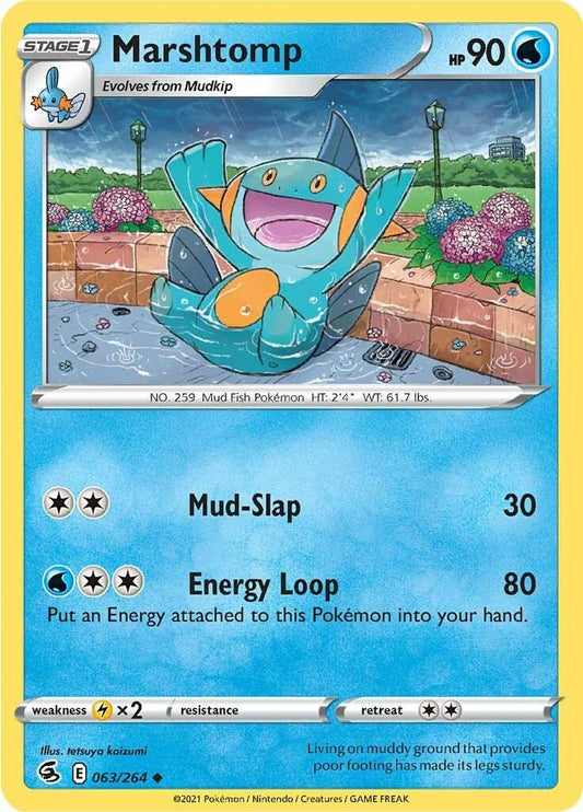 Image for Marshtomp (063/264) (SWSH08: Fusion Strike) (SWSH08) - Pokemon
