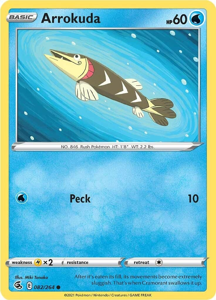 Image for Arrokuda (082/264) (SWSH08: Fusion Strike) (SWSH08) - Pokemon
