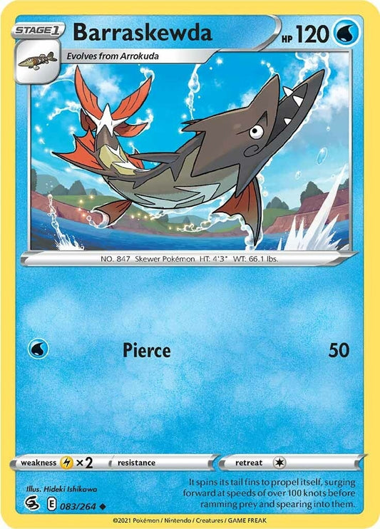 Image for Barraskewda (083/264) (SWSH08: Fusion Strike) (SWSH08) - Pokemon
