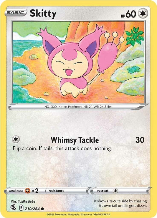 Image for Skitty (210/264) (SWSH08: Fusion Strike) (SWSH08) - Pokemon