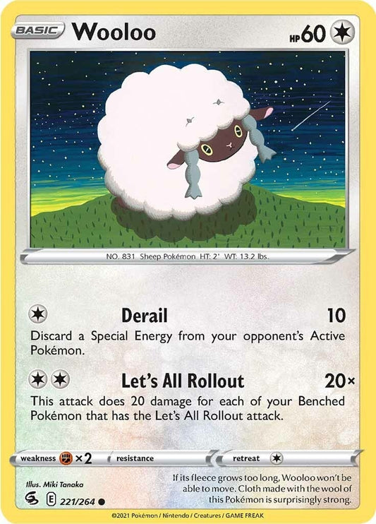 Image for Wooloo (221) (221/264) (SWSH08: Fusion Strike) (SWSH08) - Pokemon