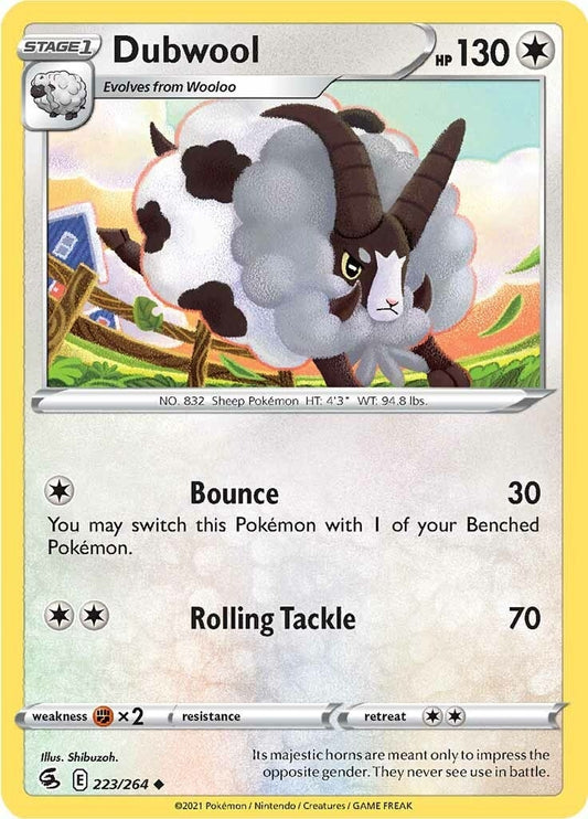 Image for Dubwool (223/264) (SWSH08: Fusion Strike) (SWSH08) - Pokemon