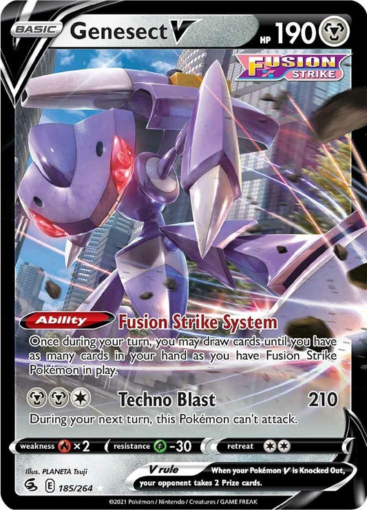 Image for Genesect V (185/264) (SWSH08: Fusion Strike) (SWSH08) - Pokemon