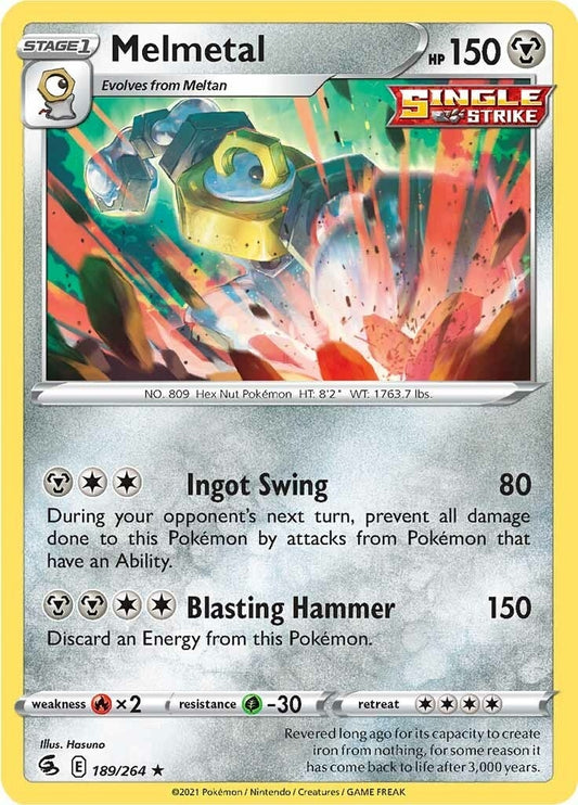 Image for Melmetal (189/264) (SWSH08: Fusion Strike) (SWSH08) - Pokemon