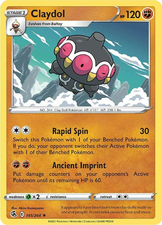 Image for Claydol (145/264) (SWSH08: Fusion Strike) (SWSH08) - Pokemon