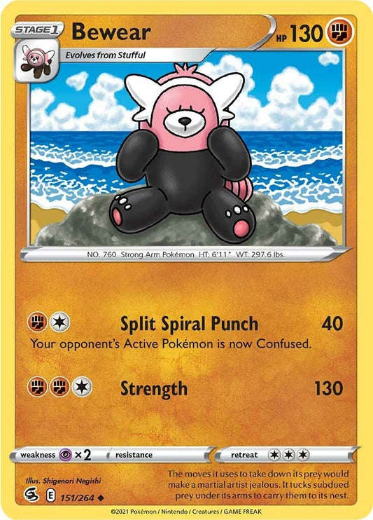Image for Bewear (151/264) (SWSH08: Fusion Strike) (SWSH08) - Pokemon