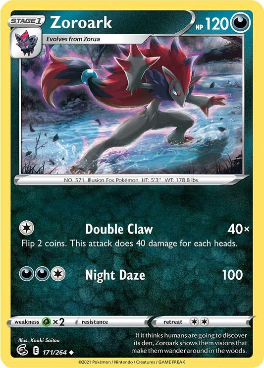 Image for Zoroark (171/264) (SWSH08: Fusion Strike) (SWSH08) - Pokemon