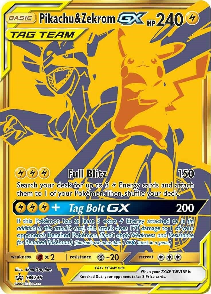 Pikachu & Zekrom GX - SM248 (SM248) (SM Promos)