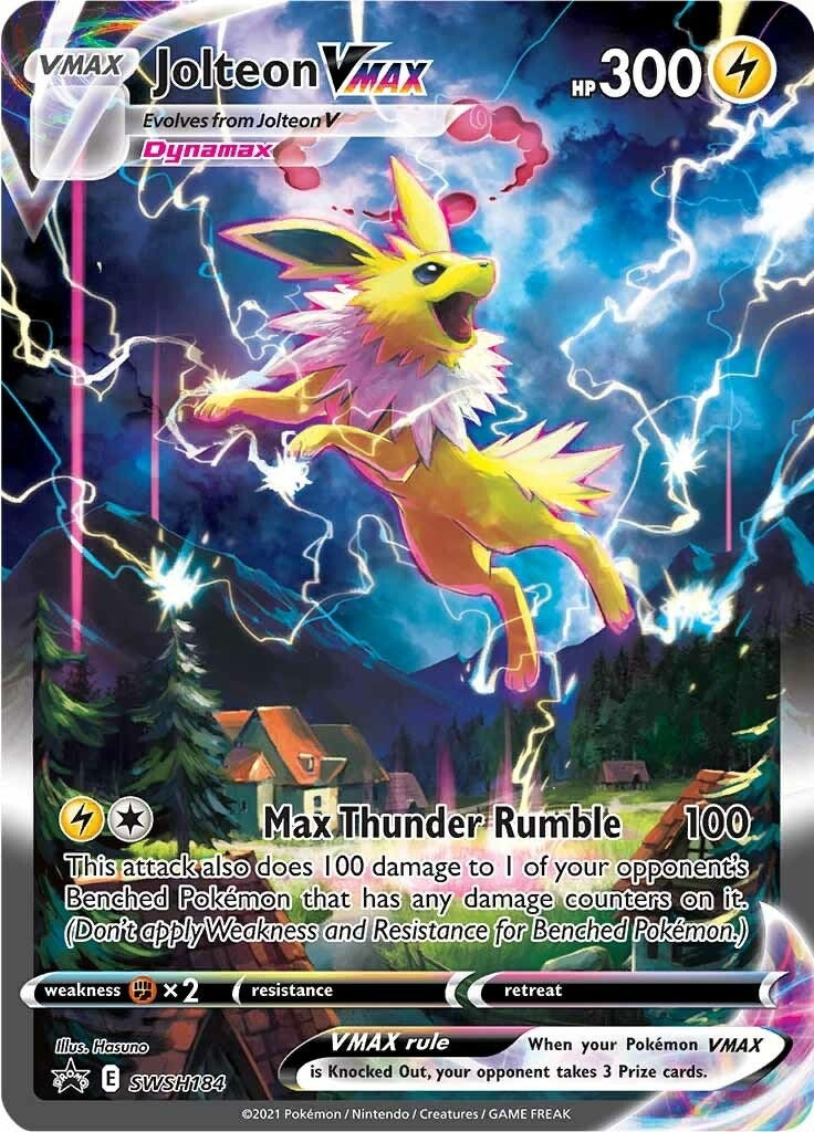 Image for Jolteon VMAX - SWSH184 (SWSH184) (SWSH: Sword & Shield Promo Cards) (SWSD) - Pokemon