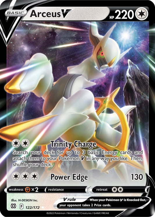 Arceus V (122/172) (SWSH09: Brilliant Stars)