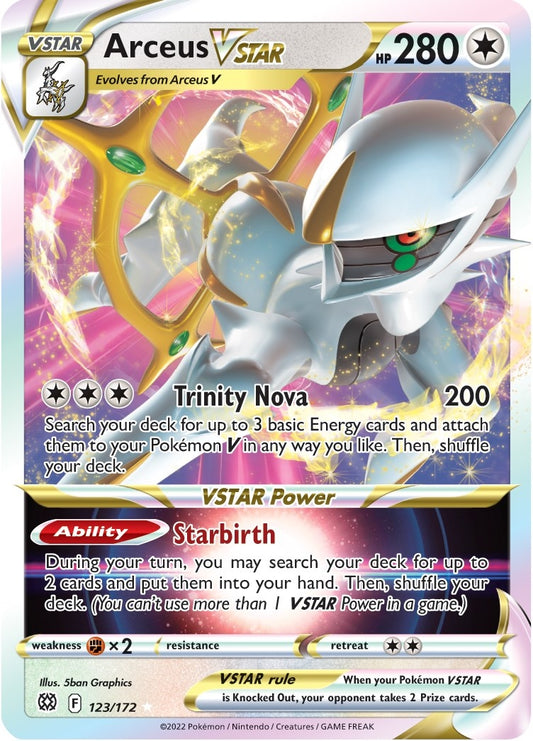 Arceus VSTAR (123/172) (SWSH09: Brilliant Stars)