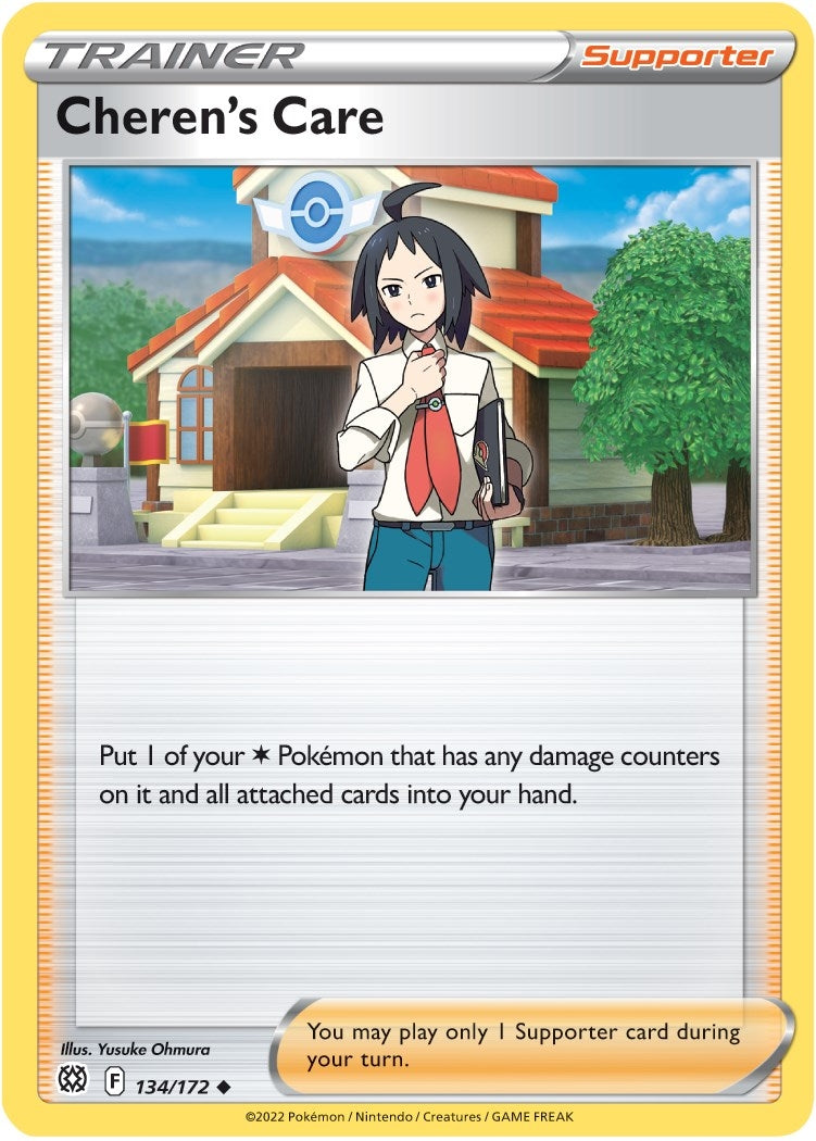 Image for Cheren's Care (134/172) (SWSH09: Brilliant Stars) (SWSH09) - Pokemon