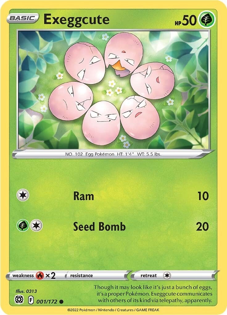 Image for Exeggcute (001/172) (SWSH09: Brilliant Stars) (SWSH09) - Pokemon