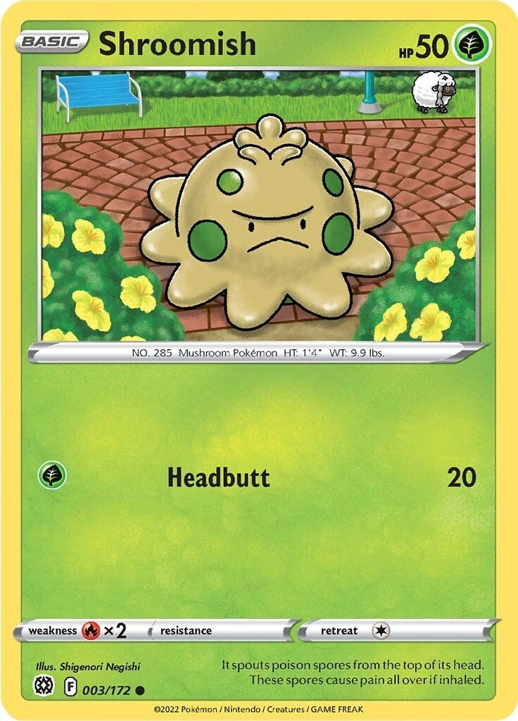 Image for Shroomish (003/172) (SWSH09: Brilliant Stars) (SWSH09) - Pokemon