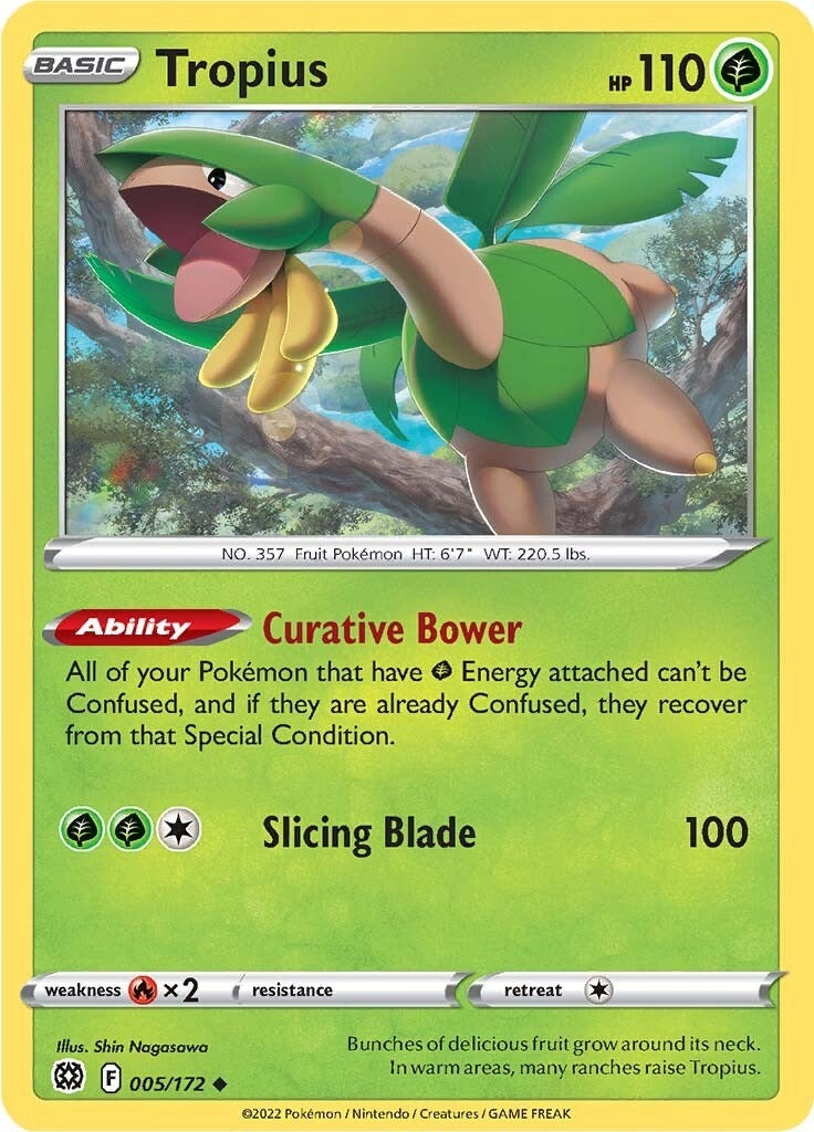 Image for Tropius (005/172) (SWSH09: Brilliant Stars) (SWSH09) - Pokemon
