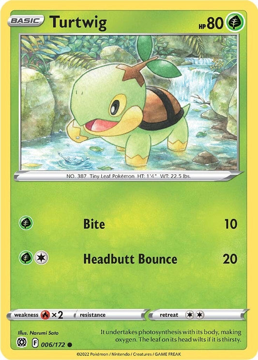 Image for Turtwig (006/172) (SWSH09: Brilliant Stars) (SWSH09) - Pokemon