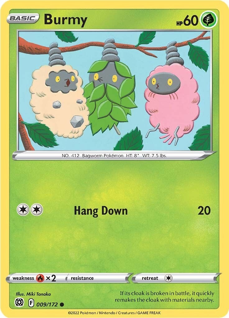 Image for Burmy (009/172) (SWSH09: Brilliant Stars) (SWSH09) - Pokemon