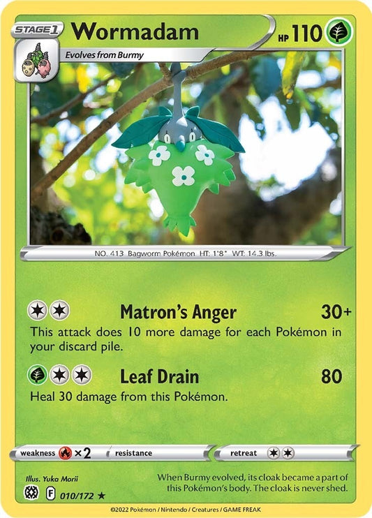 Image for Wormadam (10) (010/172) (SWSH09: Brilliant Stars) (SWSH09) - Pokemon