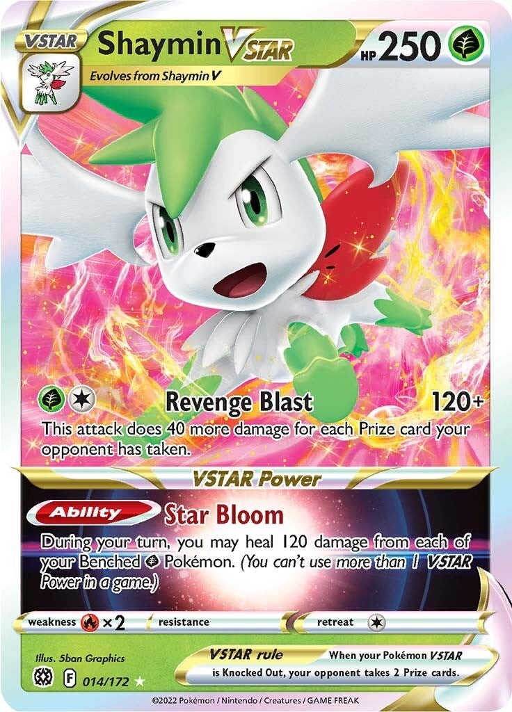Image for Shaymin VSTAR (014/172) (SWSH09: Brilliant Stars) (SWSH09) - Pokemon
