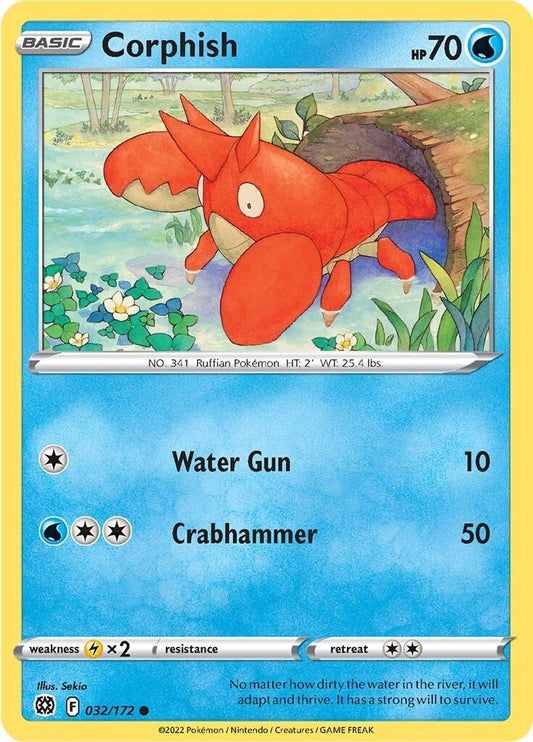 Image for Corphish (032/172) (SWSH09: Brilliant Stars) (SWSH09) - Pokemon