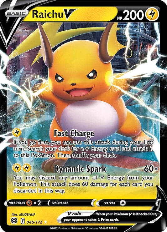 Image for Raichu V (045/172) (SWSH09: Brilliant Stars) (SWSH09) - Pokemon