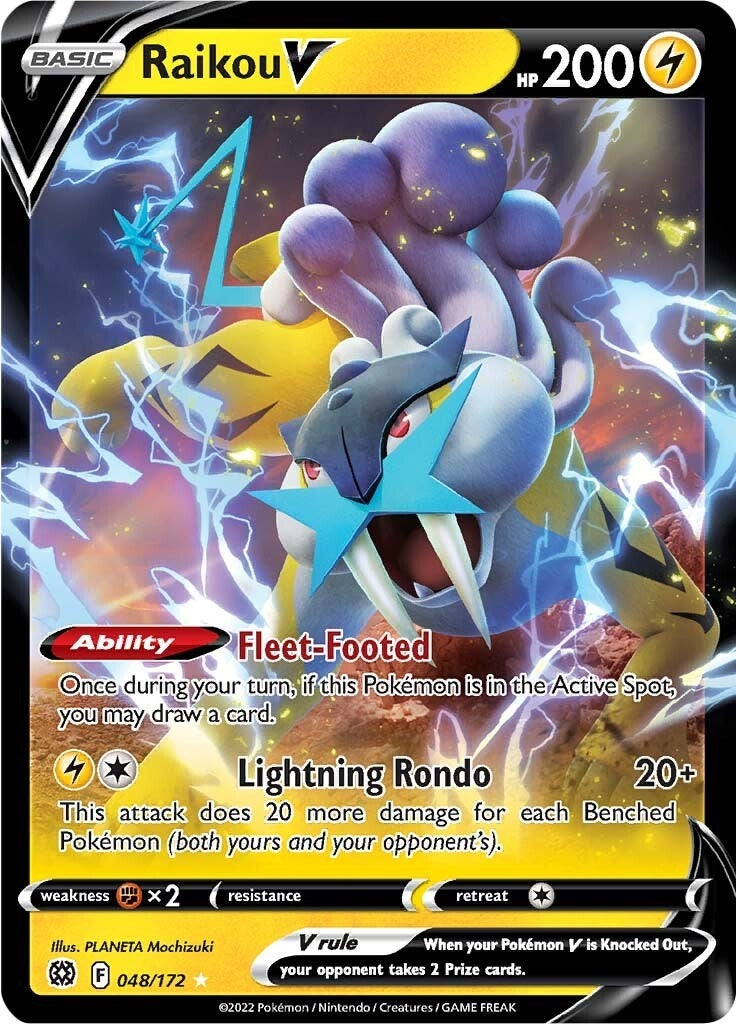 Image for Raikou V (048/172) (SWSH09: Brilliant Stars) (SWSH09) - Pokemon