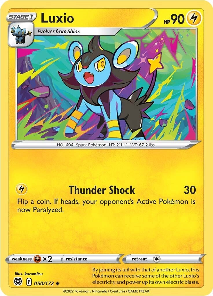 Image for Luxio (050/172) (SWSH09: Brilliant Stars) (SWSH09) - Pokemon