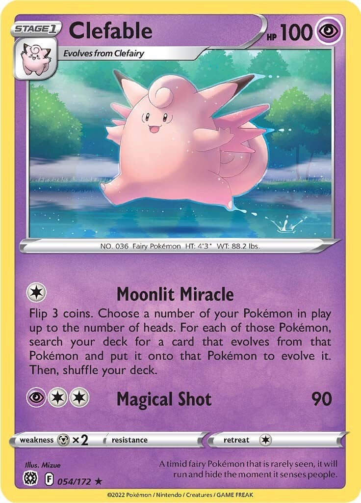 Image for Clefable (054/172) (SWSH09: Brilliant Stars) (SWSH09) - Pokemon