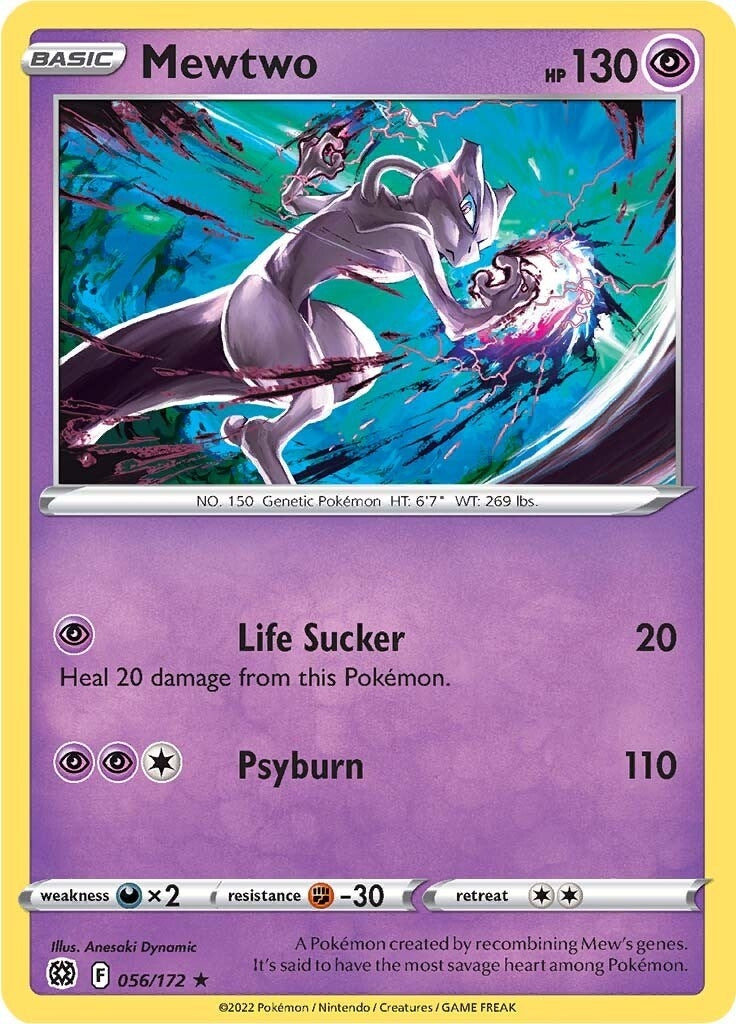 Image for Mewtwo (056/172) (SWSH09: Brilliant Stars) (SWSH09) - Pokemon