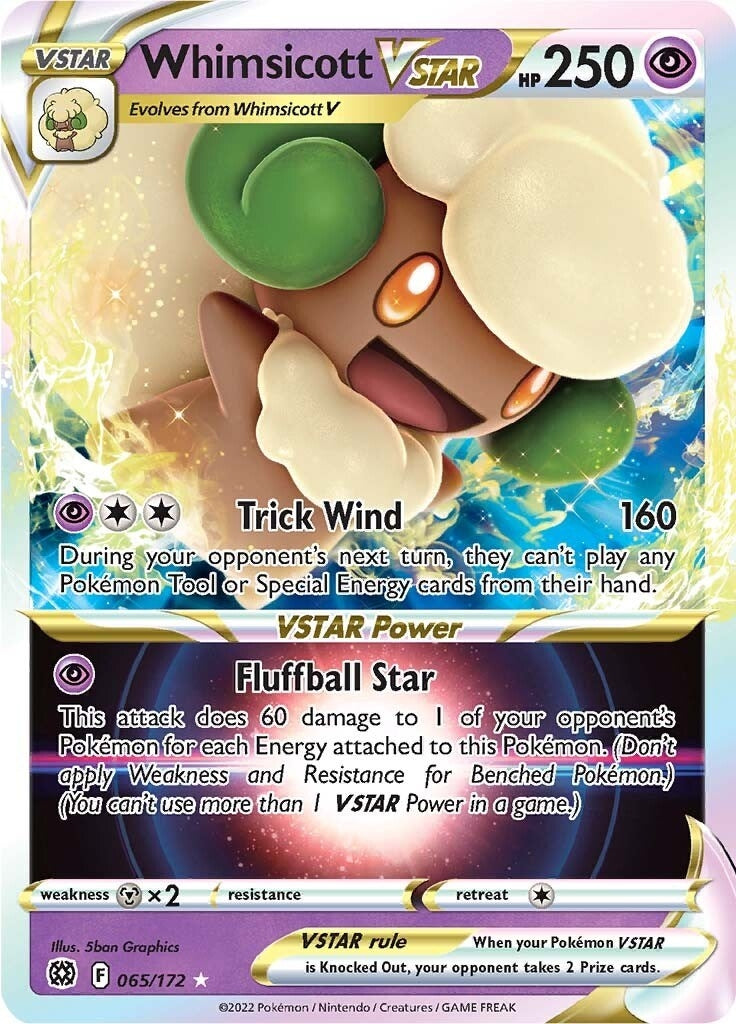Image for Whimsicott VSTAR (065/172) (SWSH09: Brilliant Stars) (SWSH09) - Pokemon