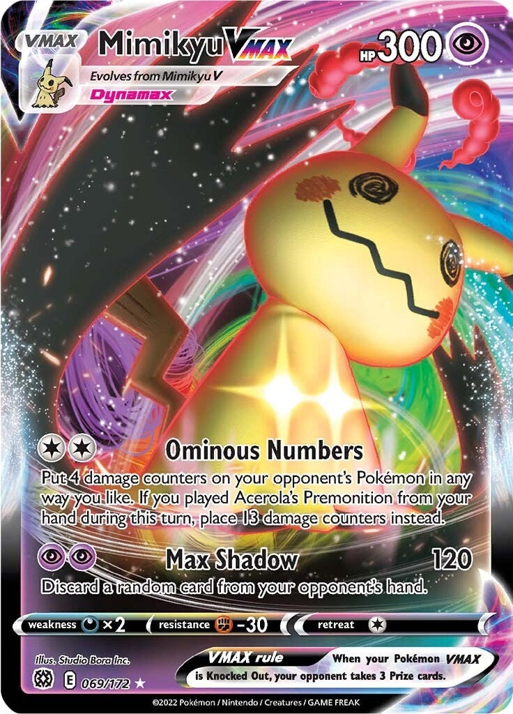 Image for Mimikyu VMAX (069/172) (SWSH09: Brilliant Stars) (SWSH09) - Pokemon