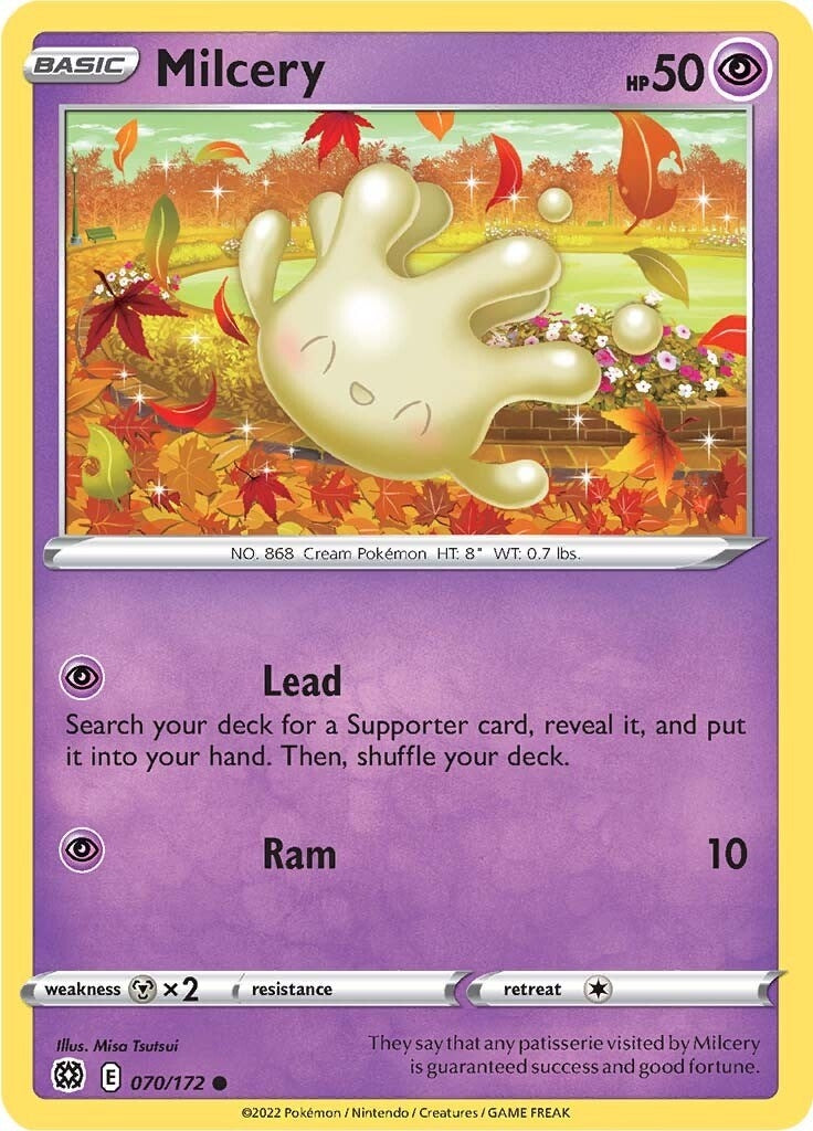 Image for Milcery (070/172) (SWSH09: Brilliant Stars) (SWSH09) - Pokemon