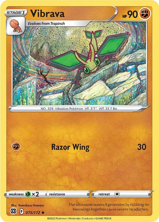 Image for Vibrava (075/172) (SWSH09: Brilliant Stars) (SWSH09) - Pokemon