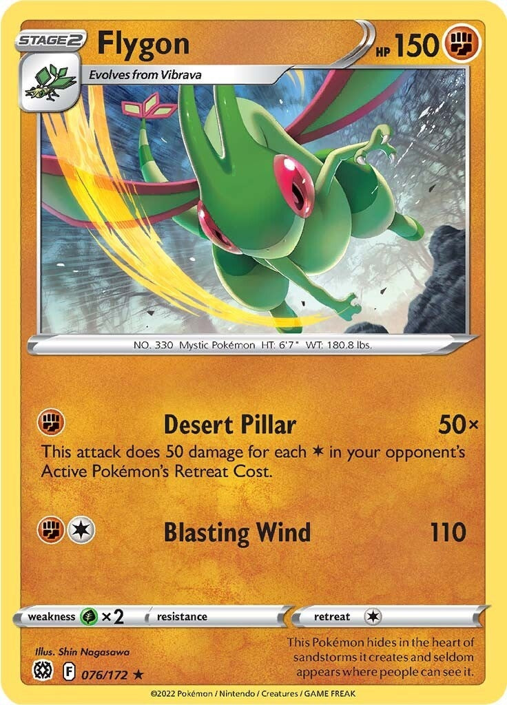 Image for Flygon (076/172) (SWSH09: Brilliant Stars) (SWSH09) - Pokemon