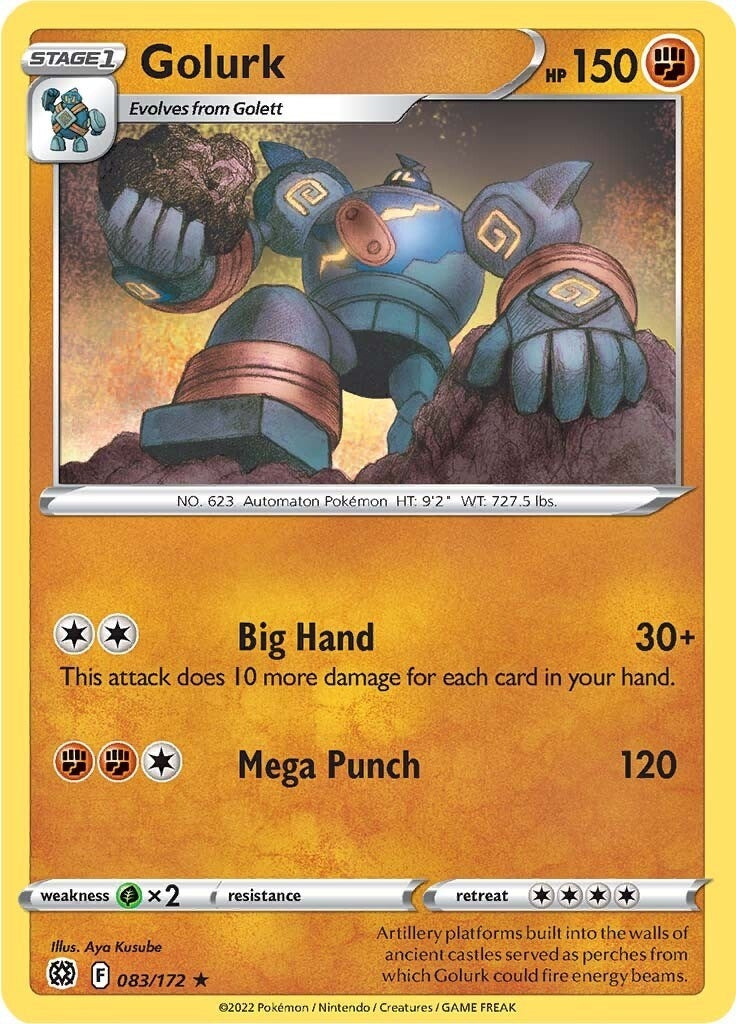 Image for Golurk (083/172) (SWSH09: Brilliant Stars) (SWSH09) - Pokemon