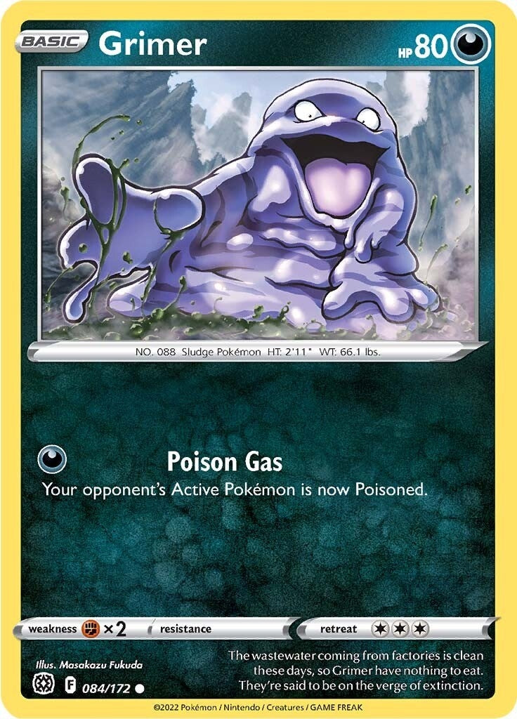 Image for Grimer (084/172) (SWSH09: Brilliant Stars) (SWSH09) - Pokemon