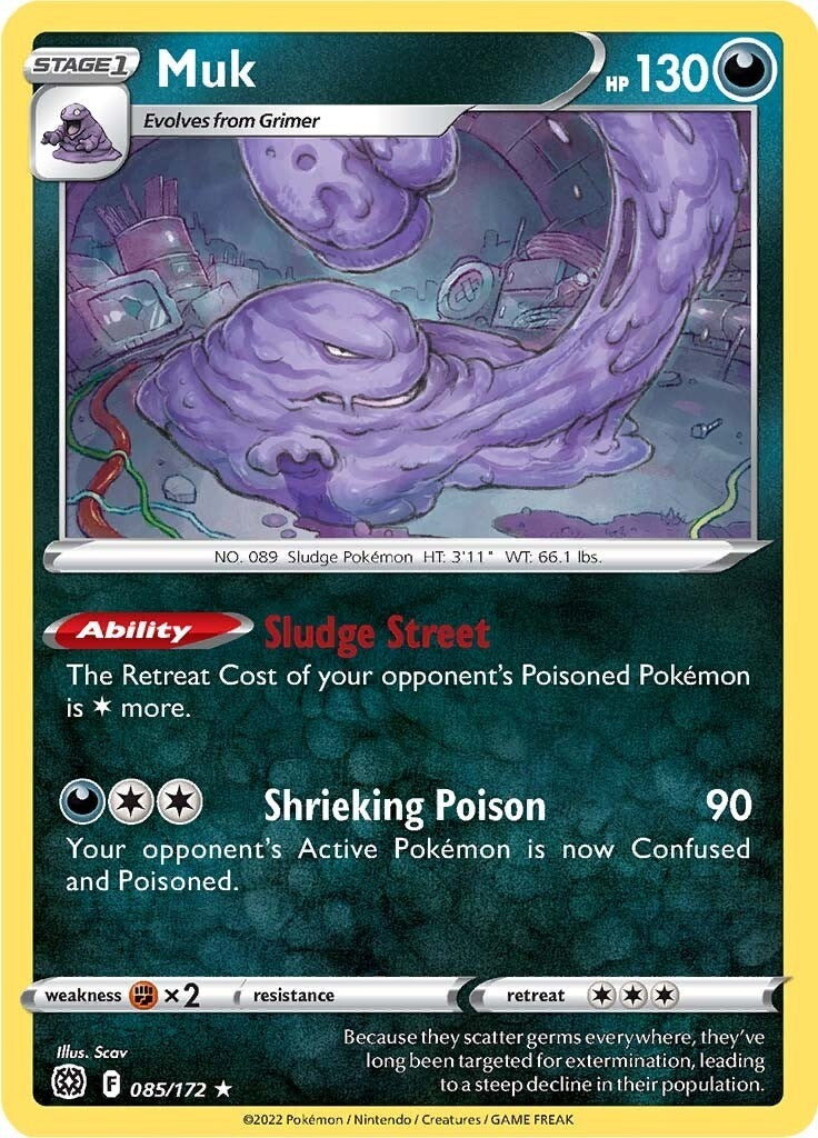 Image for Muk (085/172) (SWSH09: Brilliant Stars) (SWSH09) - Pokemon