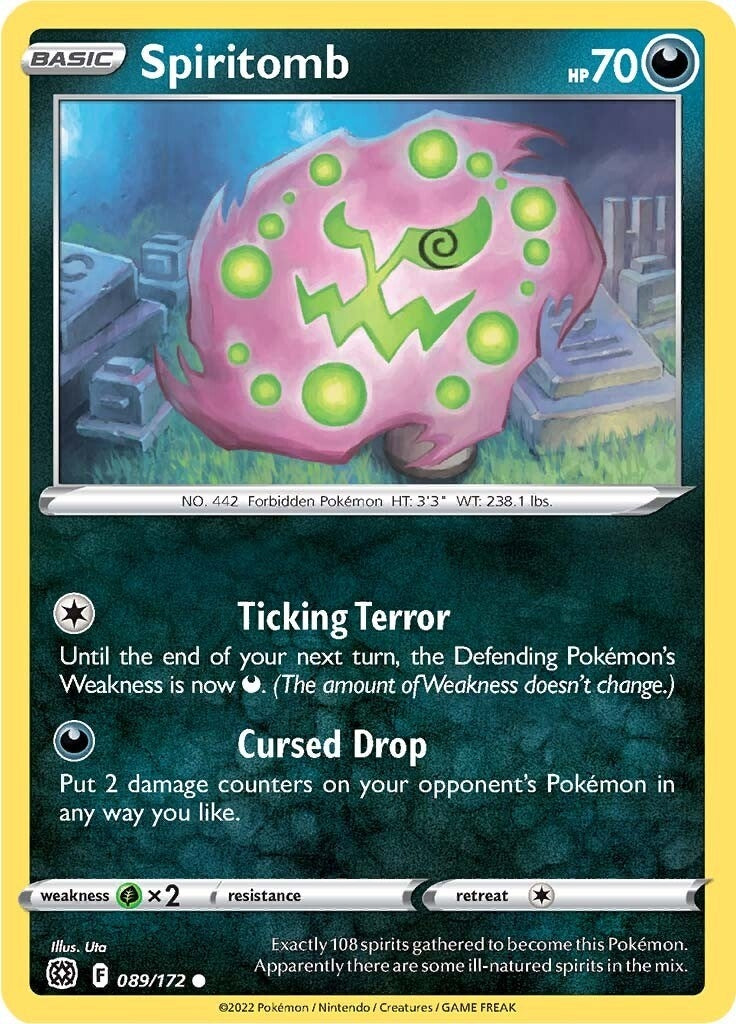 Image for Spiritomb (089/172) (SWSH09: Brilliant Stars) (SWSH09) - Pokemon