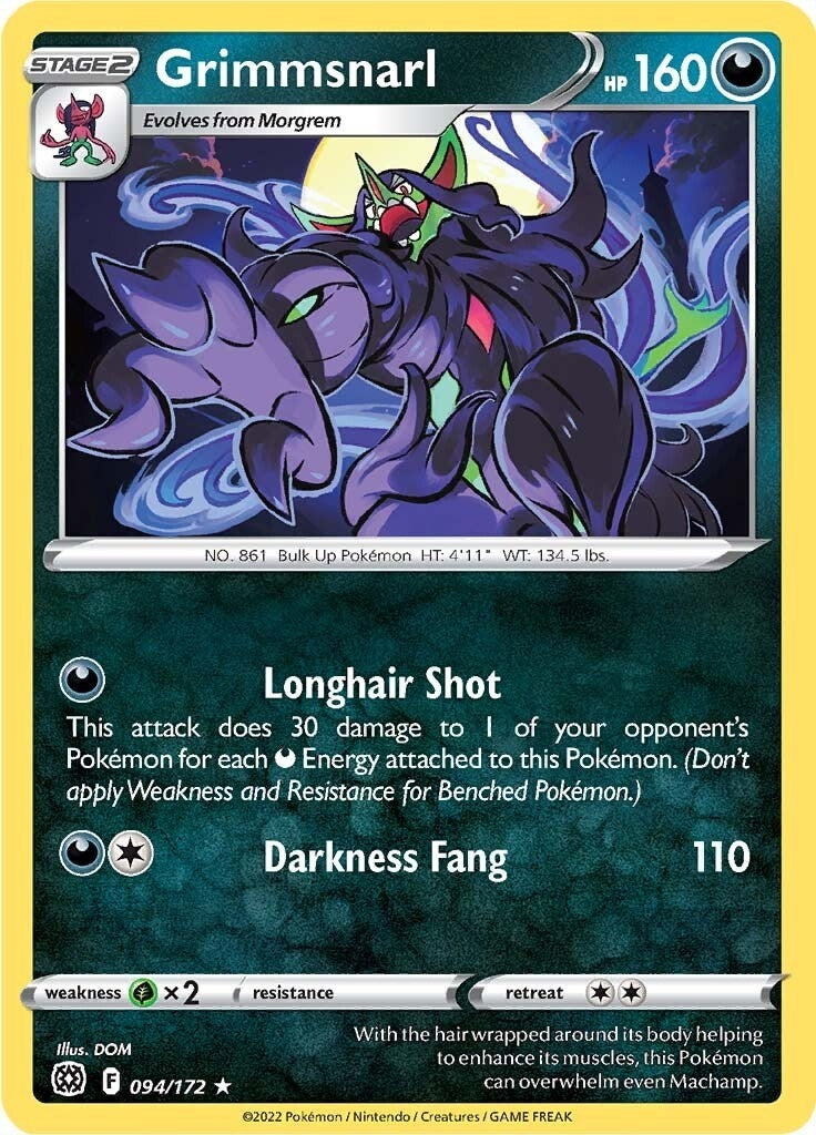 Image for Grimmsnarl (094/172) (SWSH09: Brilliant Stars) (SWSH09) - Pokemon