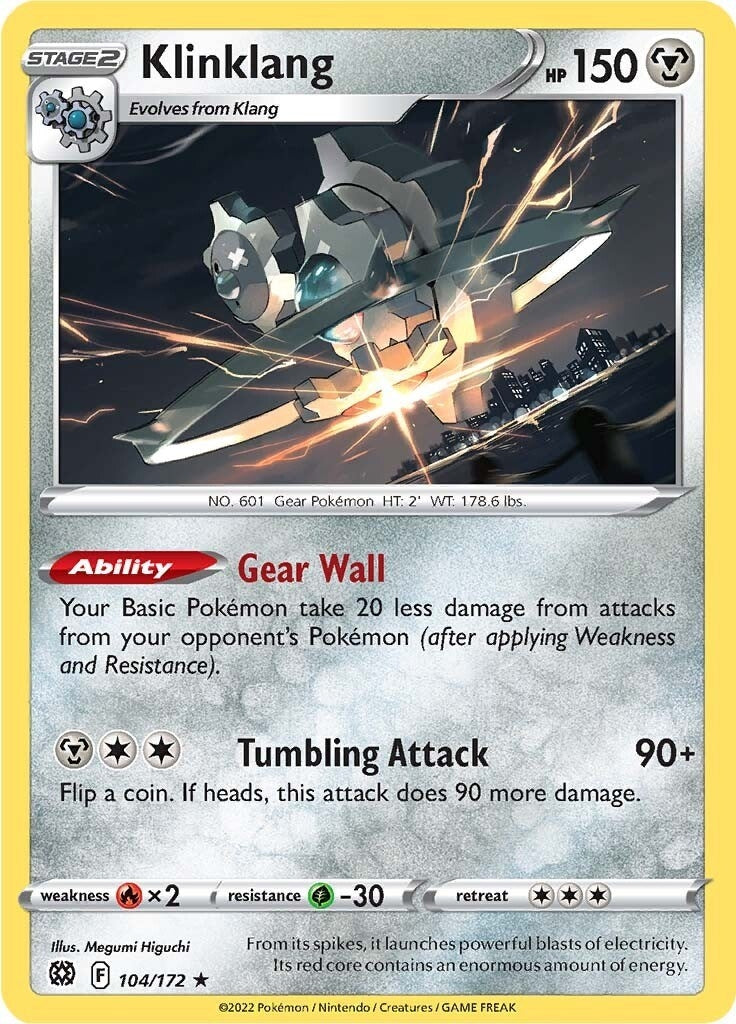 Image for Klinklang (104/172) (SWSH09: Brilliant Stars) (SWSH09) - Pokemon