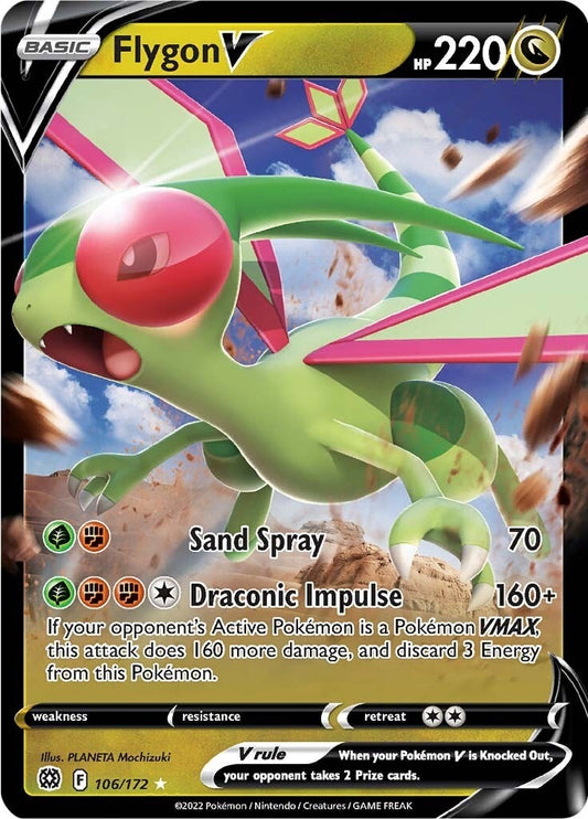 Flygon V (106/172) (SWSH09: Brilliant Stars)