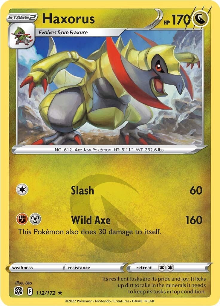 Image for Haxorus (112/172) (SWSH09: Brilliant Stars) (SWSH09) - Pokemon