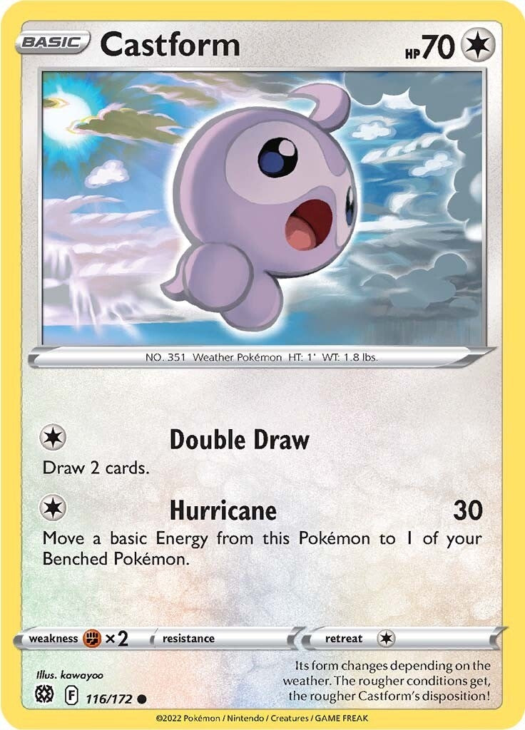Image for Castform (116/172) (SWSH09: Brilliant Stars) (SWSH09) - Pokemon
