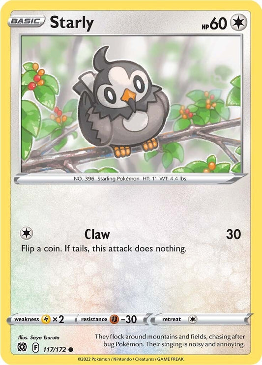 Image for Starly (117/172) (SWSH09: Brilliant Stars) (SWSH09) - Pokemon