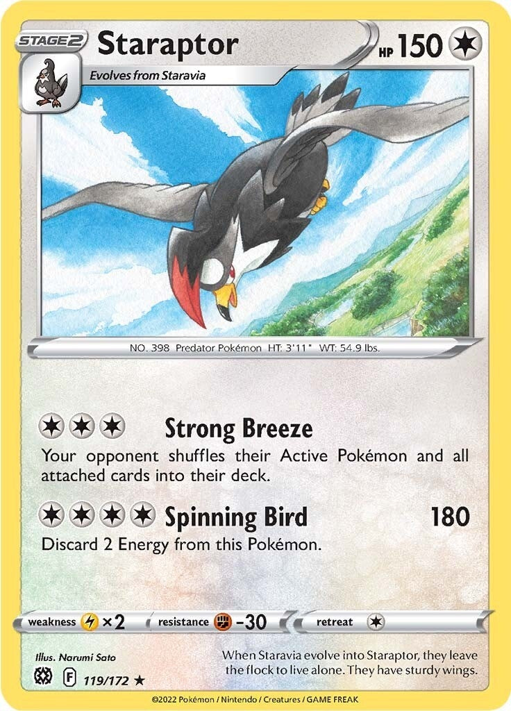 Image for Staraptor (119/172) (SWSH09: Brilliant Stars) (SWSH09) - Pokemon