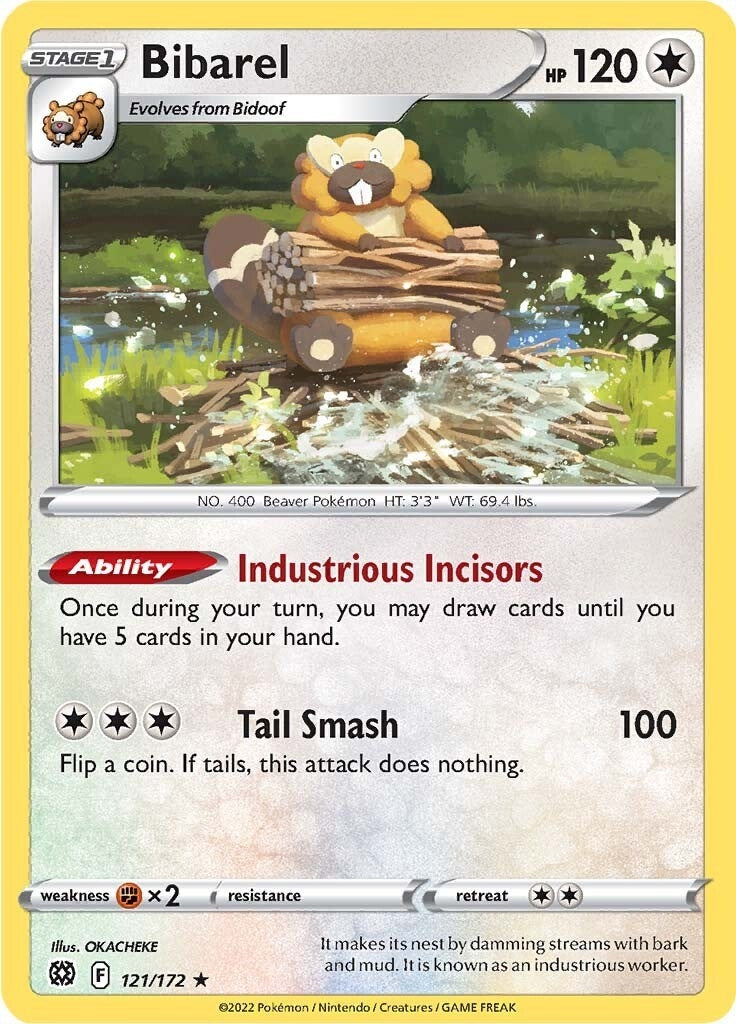 Image for Bibarel (121/172) (SWSH09: Brilliant Stars) (SWSH09) - Pokemon